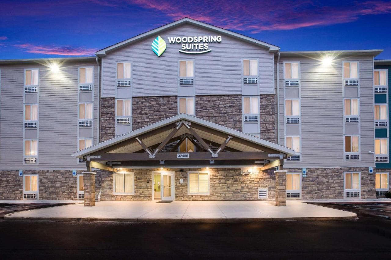 Woodspring Suites Detroit Madison Heights Exterior foto